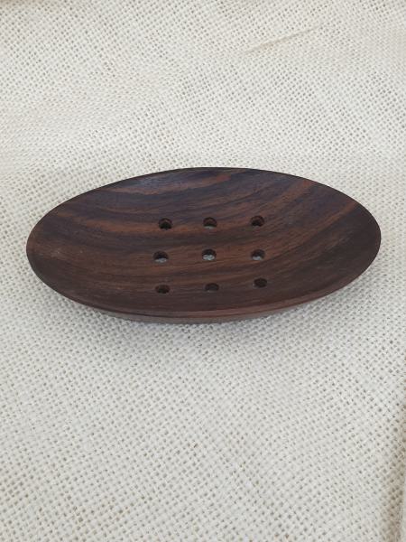 Wooden Soap Dish - oval